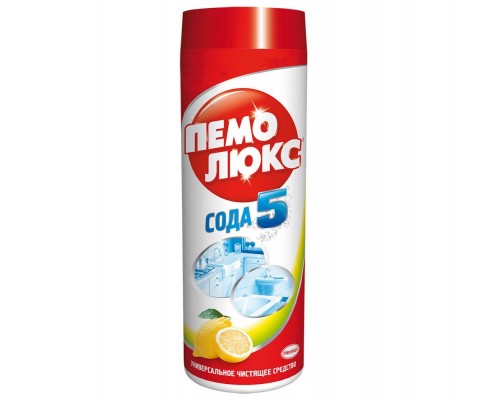 Чистящий порошок Пемолюкс Сода-5 "Лимон" 480 гр