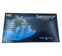 Перчатки нитриловые Benovy 50 шт. в упаковке (L), арт. ME6VB356BS84