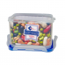 Контейнер пластиковый прямоугольный для пищевых продуктов 0,63 л, 02-2 (40)