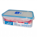 Контейнер пластиковый прямоугольный для пищевых продуктов 1,1 л, 3-1 (40)