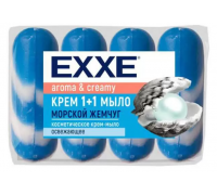 Мыло-крем туалетное EXXE 1+1 Морской жемчуг 4*90 гр