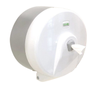 Диспенсер для туалетной бумаги в рулонах с лицевой центральной вытяжкой Vialli, белый, арт.K3