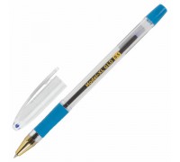 Ручка шариковая масляная с грипом BRAUBERG "Model-XL GLD", синяя, узел 0,5 мм, арт. 143245