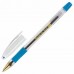 Ручка шариковая масляная с грипом BRAUBERG "Model-XL GLD", синяя, узел 0,5 мм, арт. 143245